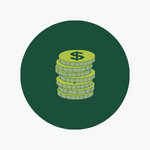 Icono ahorro en la factura de la luz gracias a la optimización de recursos